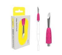 STALEKS PRO by Natury Nails Pusher Interchangeable Part, Stainless Steel and Sterilisable Silicone, Manicure and Pedicure, GUMMY Combo (UNIQ 12)