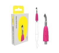 STALEKS PRO by Natury Nails Pusher Interchangeable Part, Stainless Steel and Sterilisable Silicone, Manicure and Pedicure, GUMMY Combo (UNIQ 14)