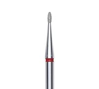 STALEKS PRO - Diamond Bit - Kidney Rounded (Red Ring) I Attachment for Nail Cutters I Grinding Attachment for Electric Grinding Equipment I Nail Drill Bit for Apparative Manicures and Pedicures