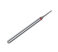 STALEKS PRO - Diamond Bit - Needle (Red Ring) I Attachment for Nail Cutters I Bits for Apparative Manicures and Pedicures I Grinding Attachment for Electric Grinders I Nail Drill Bit (FA80R010/10)