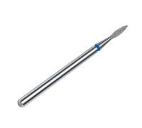 STALEKS PRO - Diamond Bit - Sharp Flame (Blue Ring) I Attachment for Nail Cutters I Grinding Attachment for Electric Grinding Devices I Nail Drill Bit for Apparative Manicures and Pedicures