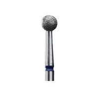 STALEKS Pro Diamond Nail Drill Bit FA01"Ball" Medium Blue,1 Pc 4MM - FA01B040