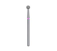 STALEKS Pro Diamond Nail Drill Bit FA01"Ball" Red (4 MM)