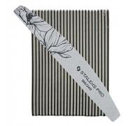 STALEKS Pro Expert 180/240 grit Half Moon Nail File Bulk 25pcs Double Sided Crescent Mineral Nail File NFE-40-180/240-25 Pack of 25