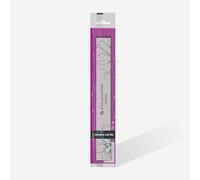 STALEKS PRO Expert 20 Straight Nail File 100/180 & 180/240 Grit - Professional File for Artificial & Natural Nails, Manicure & Pedicure, Disposable, Individually Packed (1, 180/240 Grit)