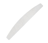 STALEKS PRO Expert 40 Disposable White Crescent Abrasives for Nail File Base (100 Grit, 30 Pcs) - Soft Foam Layer Abrasive Files for Artificial Nail Shaping (162x24mm)