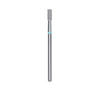 STALEKS PRO Expert Diamond Nail Drill Bit (Cylinder, Blue, 2.5mm Head / 6mm WP) - Medium Abrasiveness for Delicate Cuticle Polishing & Skin Processing in Hardware Manicure/Pedicure