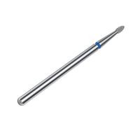 STALEKS PRO Expert Diamond Nail Drill Bit (Pointed Bud, Blue, 1.8mm Head / 4mm WP) - Medium Abrasiveness for Under-Nail Filing, Cuticle & Callus Processing in Hardware Manicure/Pedicure