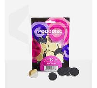 Staleks Pro Expert, White Adhesive Refills with Foam Base, Soft, Pododisk, Professional, Disposable, 50 pcs, PDFS (25, 80)