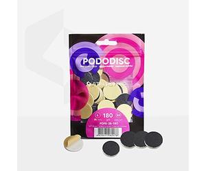 Staleks Pro Expert, White Adhesive Refills with Foam Base, Soft, Pododisk, Professional, Disposable, 50 pcs, PDFS (25, 80)