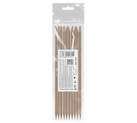 STALEKS PRO EXPERT Wooden Orange Sticks (10 Pcs) - 150mm Natural Wood Manicure & Nail Art Tools for Professional & Home Use