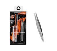 STALEKS PRO Eyebrow Tweezer with Wide and Slanted Edges Recommended for Thick and Wide Eyebrows Precise AISI 420 Stainless Steel Expert Model 20/3