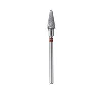 STALEKS PRO Left Handed Tungsten Carbide Nail Drill Bit 6x14mm Triangle Cone Shape (Fine Grit)