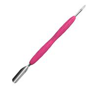 Staleks Pro Manicure Pusher UNIQ 10 Type 6 - Silicone Handle - Wide Rounded Pusher & Nail Cleaner