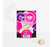 STALEKS PRO Pododisco 50 x PODODISC L EXPERT 25 mm Soft Base Adhesive Sanding Discs for Nail Lathe, Special Pedicure