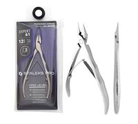 STALEKS PRO Professional Nail Clippers 12 mm Special Pedicure Stainless Steel Expert (NE-61-12)