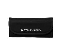 STALEKS PRO Professional Tool Bag Durable Fabric, 10 Compartments and Contact Closure, Tool Holder for Tweezers, Brushes or Manicure CS-14