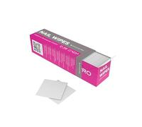 STALEKS PRO Smart Nail Wipes Smooth Nail Cleaning Wipes 100% Lint Free 400 pcs White