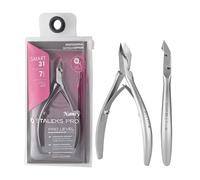 Staleks PRO Stainless Steel 7mm Cuticle Scissors, Polished, Ambidextrous, Extra Protection against Damage and Corrosion, Suitable for Disinfecting and Sterilizing