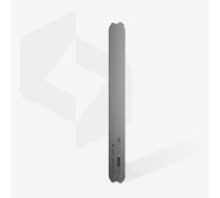 STALEKS PRO Straight metal base for self-adhesive files and PapmAm, stainless steel. Expert MBE-20 (Metal Base)