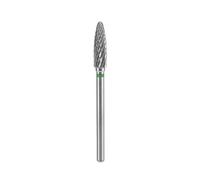 STALEKS PRO Tungsten Carbide Nail Drill Bit 4x14mm Corn Shape (Coarse Grit)