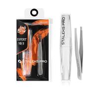 STALEKS PRO Tweezers for thick or sparse eyebrows. Precise, safe and comfortable. Stainless steel. Expert 10/1