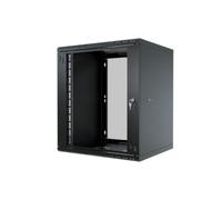 Stalflex 12U Wall Mount Server Cabinet - Network Rack Enclosure with Lockable Door - Network Cabinet 450mm Depth for 19” IT Equipment and A/V Devices - Server Rack Enclosure