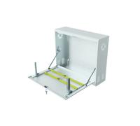 Stalflex 19" 3U Lockable Dvr Nvr Enclosure Cctv Safe Box 180mm Deep White