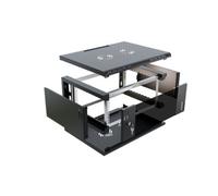 Stalflex 19 Inch 4U Black Professional Rack Cabinet 450 mm Deep