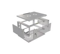 Stalflex 19 Inch 4U Grey Professional Rack Cabinet 450 mm Deep