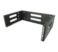Stalflex 19 Inch Rack Bracket 3U Front 4U Top Bottom Wall Mount Powder Coated Steel Black