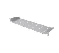 Stalflex 1U 150mm Grey 19 Inch Rack Shelf For Wall And Floor Cabinets Economy Version
