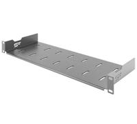 Stalflex 1U 19 Inch Rack Mount Shelf 170mm Deep Zinc Steel 25Kg Load With Fixings