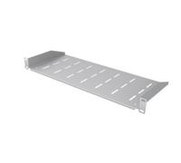 Stalflex 1U 200mm Grey 19 Inch Rack Shelf For Wall And Floor Cabinets Economy Version