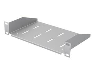 Stalflex 1U Server Rack Shelf - 10 Inch Vented Mounted Shelves for Excellent Air Condition - Cantilever Wall Rack - Universal for All Network Cabinets, Racks & Shelves - Cabinet Shelf