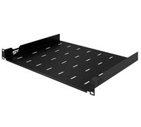 Stalflex 1U Server Rack Shelf - 19 Inch Vented Mounted Shelves for Excellent Air Condition - Cantilever Wall Rack - Universal for All Network Cabinets, Racks & Shelves - Cabinet Shelf