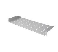 Stalflex 1U Server Rack Shelf - 19 Inch Vented Mounted Shelves for Excellent Air Condition - Cantilever Wall Rack - Universal for All Network Cabinets, Racks & Shelves - Cabinet Shelf