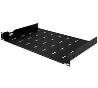 Stalflex Server Rack Shelf 19" inch 1U 300mm - Server Shelf Made of Metal - Universal Vented Rack Mount Cantilever Tray - Compatible with Network Cabinet and Rails