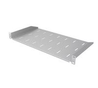 Stalflex Eco Server Rack Shelf - 19 inch 1U 270mm Steel Vented Cantilever Tray - Compatible with Rack Cabinet and Rails