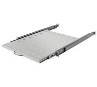 Stalflex 1U Telescopic Sliding Shelf 19 Inch Rack Mount 550mm Tray For Server Cabinet Grey
