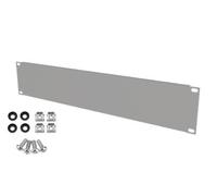 Stalflex 2U Grey 19 Inch Rack Blanking Panel Cover For Wall And Floor Cabinets Ventilated Steel