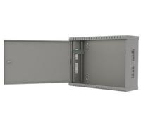 Stalflex 3U 180mm Grey 19 Inch Wall Rack Cabinet With Cable Access And Adjustable Rails