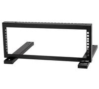 Stalflex 3U Black 19 Inch Open Frame Desktop Rack For It And Av Devices Powder Coated