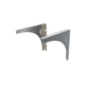 Stalflex 4U Galvanised Steel Universal Wall Bracket For 10 And 19 Inch Devices