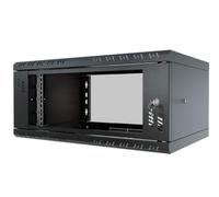 Stalflex Server Rack & Cabinet - Heavy Duty Steel - 19" 4U - Compatible with Rack Shelf & Rails - Glass Door