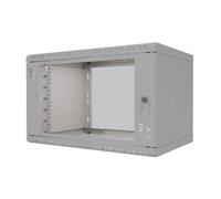 Stalflex Server Rack Data Cabinet STANDARD 19 Inch 6U 350mm - Heavy Duty Steel - Network Equipment Rack & Cabinet - Server Cabinet compatible with Rack Shelf and Rack Rails - Glass Door