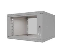Stalflex 6U Wall Mount Server Cabinet - Network Rack Enclosure with Lockable Door - Network Cabinet 450mm Depth for 19” IT Equipment and A/V Devices - Server Rack Enclosure