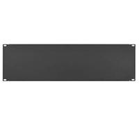 Stalflex Blank Panel 3U for 19 inch Rack - Rack Mount Blanking Panel for Computer & Server Racks - Server Rack Filler for Network Cabinet - Made of Solid Steel