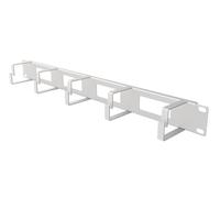 Stalflex Cable Management Wire Organiser 19 Inch 1U - Made of Steel - Cable Management Tray for Wires, Cable Strips - Keep Your Data Cabinet Clean and Tidy