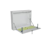 Stalflex CCTV Cabinet 19 inch 2U 130mm - Network Cabinet Made of Heavy Duty Metal - computer & server racks - Wall Mount Rack with Lockable Enclosure